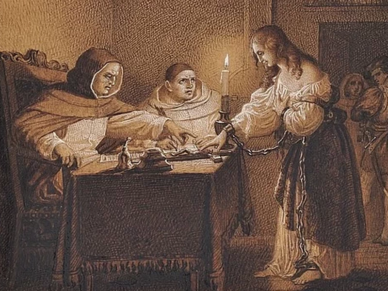 1797-Baldassare Calamai - Giovane prigioniera prima dell'Inquisizione